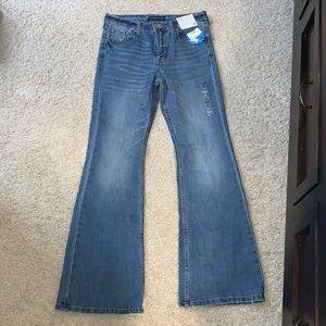 NWT! Aeropostale High Rise Flare Stretch Jeans, sz 8